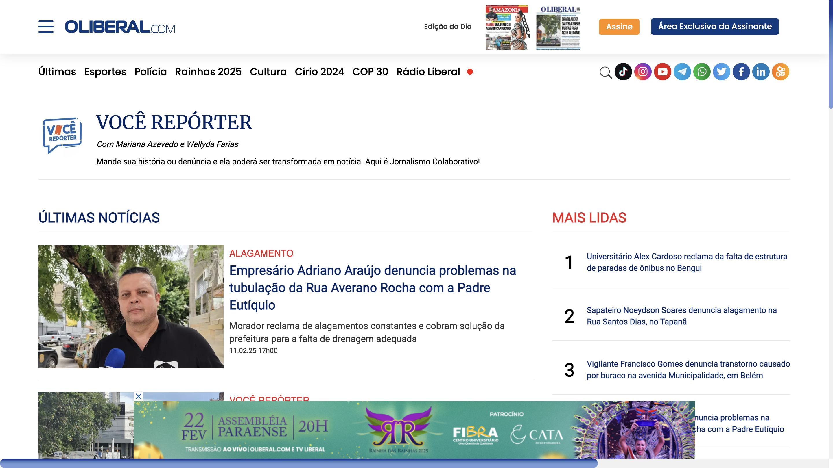 Você reporter